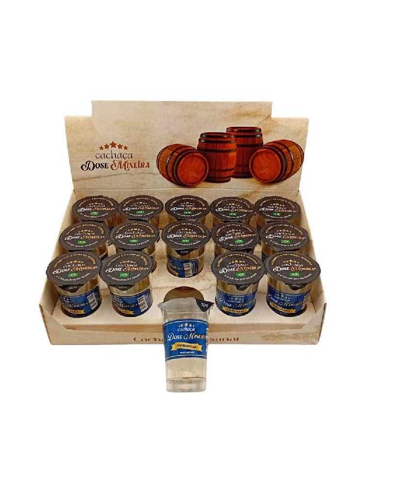 CACHACA-DOSE-MINEIRA-AMBURANA---DISPLAY-C-15-UND-50-ML
